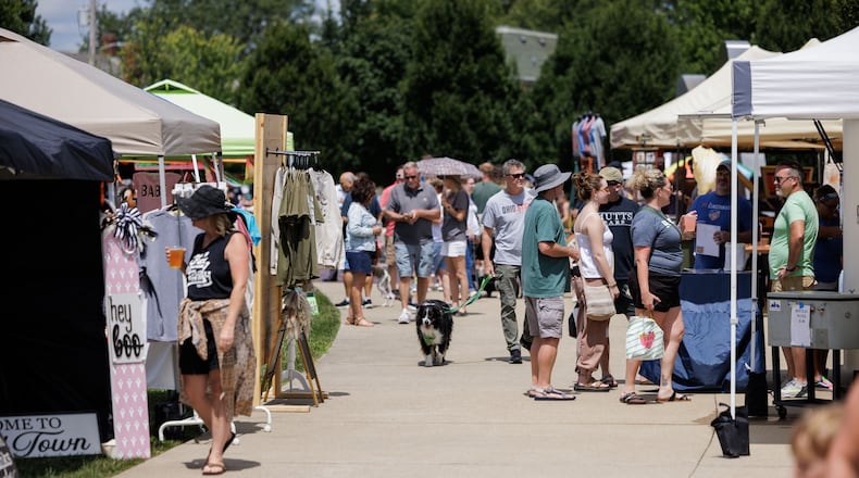 The last Hamilton Flea of the 2024 season will be held from 10 a.m.-4 p.m. Saturday at Marcum Park, 116 Dayton St., Hamilton. Pictured is a flea event that took place Aug. 10. THOMAS PATE/NARRATUS MEDIA