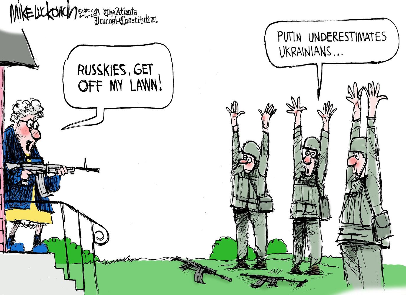 WEEK IN CARTOONS: Ukraine, Putin, baseball lockout and more