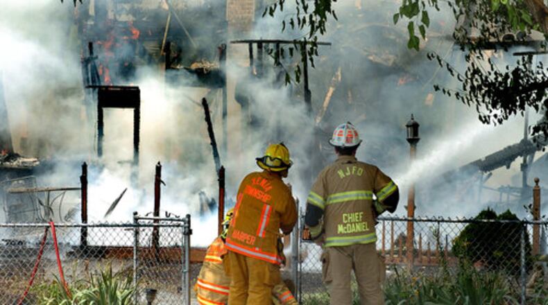 Fire blazes out of control and completely destroys a 2-story home located at 1250 US-68 South in Xenia Township early Saturday morning. Arriving fire crews requested mutual -aid assistance tanker trucks from nearby departments Heavy flames consumed the entire structure and crews were forced to go on a defensive attack. The home was total loss