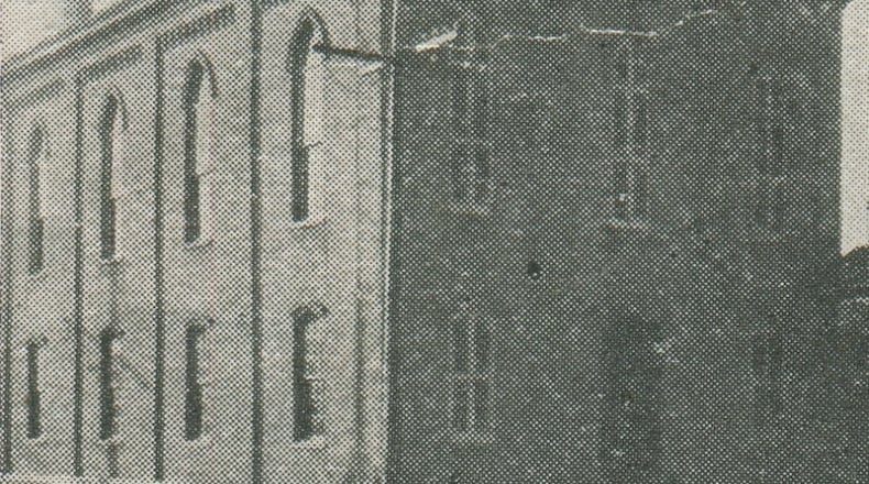 Payne Chapel A.M.E. Church located at Pershing Avenue and South Monument Avenue, 1868-1953. Photo from “Greater Hamilton," Republican News, 1909.