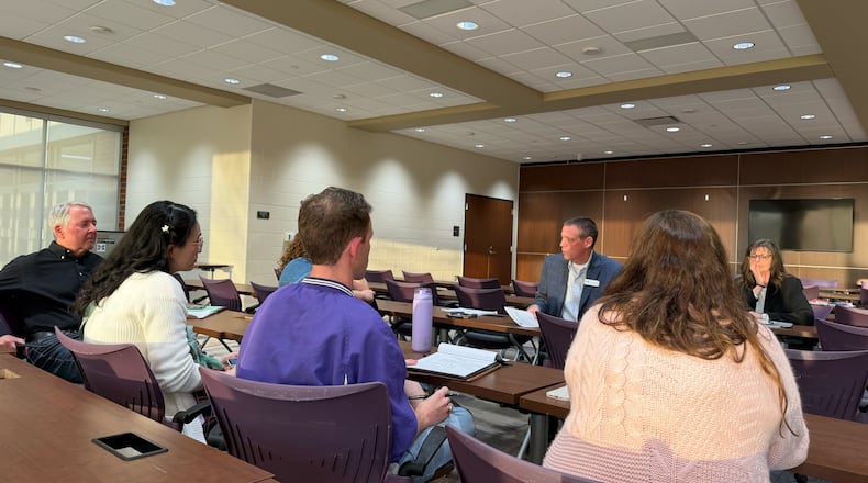 K-12 Business Consulting, Inc. is assisting Middletown City Schools Board of Education with its search for a new superintendent. Consultant Frank Forsthoeful conducted 17 focus groups and circulated a questionnaire among over 300 respondents. CONTRIBUTED/MEGGIE BIERKAN