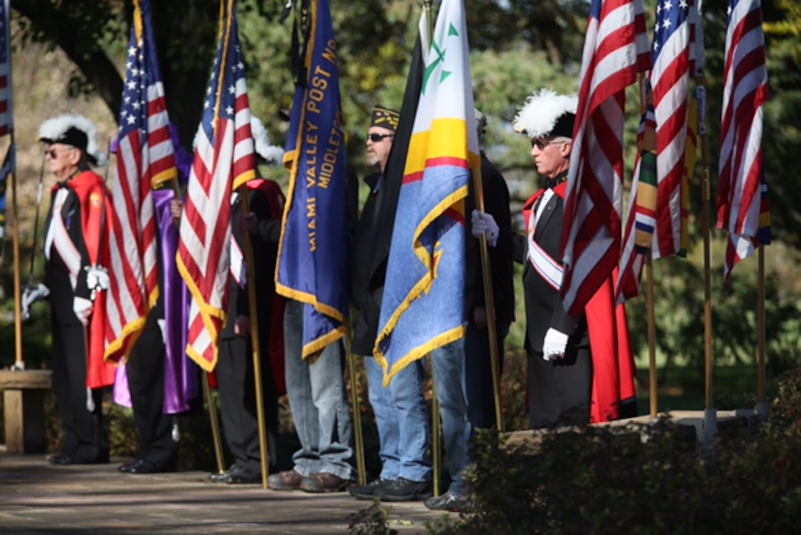 Veterans were honored during Middletown’s Veterans Day ceremony at Woodside Cemetery. GREG LYNCH/STAFF