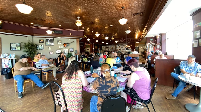 Downtown business owners met Monday, June 30, to discuss possible solutions following downtown violence involving homeless individuals. BRYN DIPPOLD/STAFF