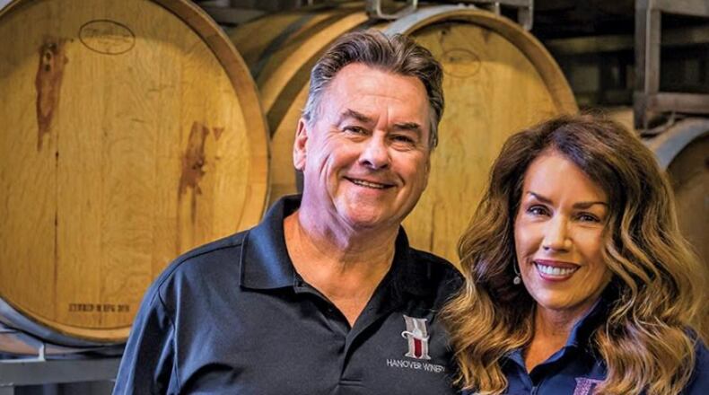 Eddie and Elizabeth McDonald own Hanover Winery at 2175 Morman Road in Hanover Twp. Events for the warmer seasons begin May 4, 2023. CONTRIBUTED