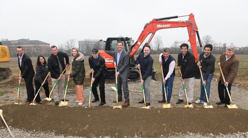 Ground broke in March 2023 for The District at Deerfield, a 28-acre property between Mason-Montgomery Road and Wilkens Boulevard, just south of Deerfield Towne Center. It will have street-level retail and restaurant space plus 362 apartments. CONTRIBUTED/DEERFIELD TWP.