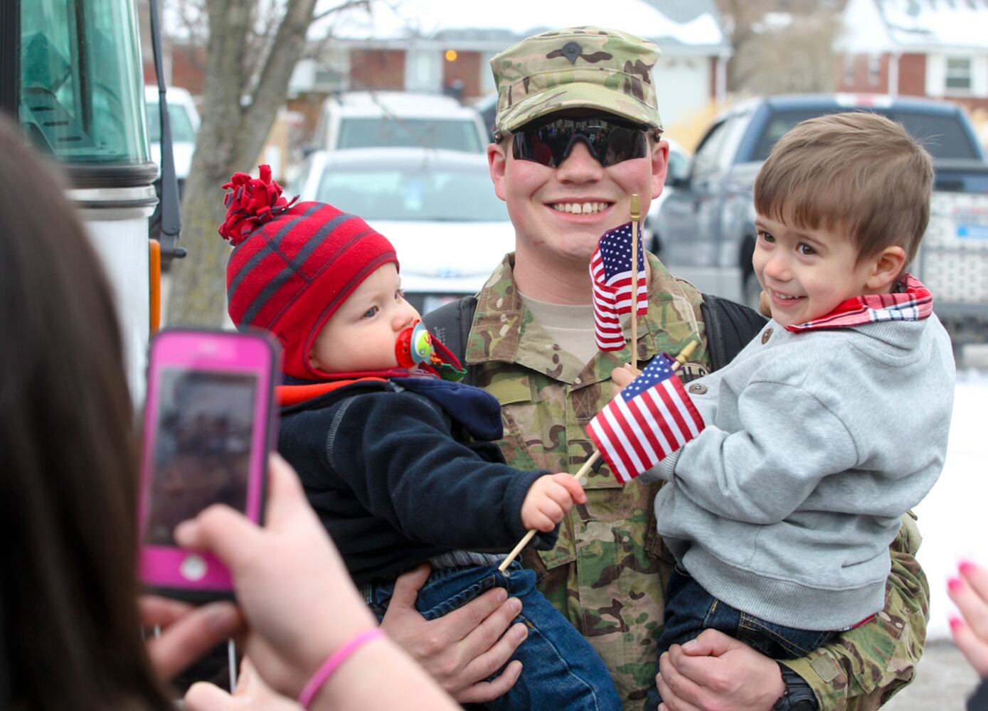 Troops Return Home