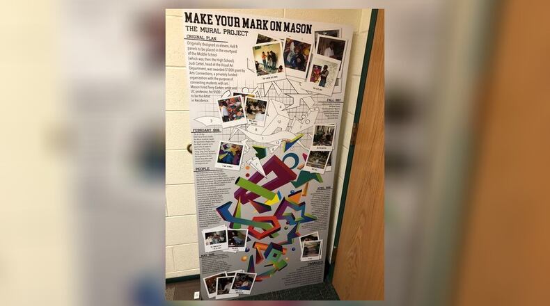 A mural project from the late 90’s will receive new life during its unveiling at the Taste of Mason on Feb. 7. CONTRIBUTED