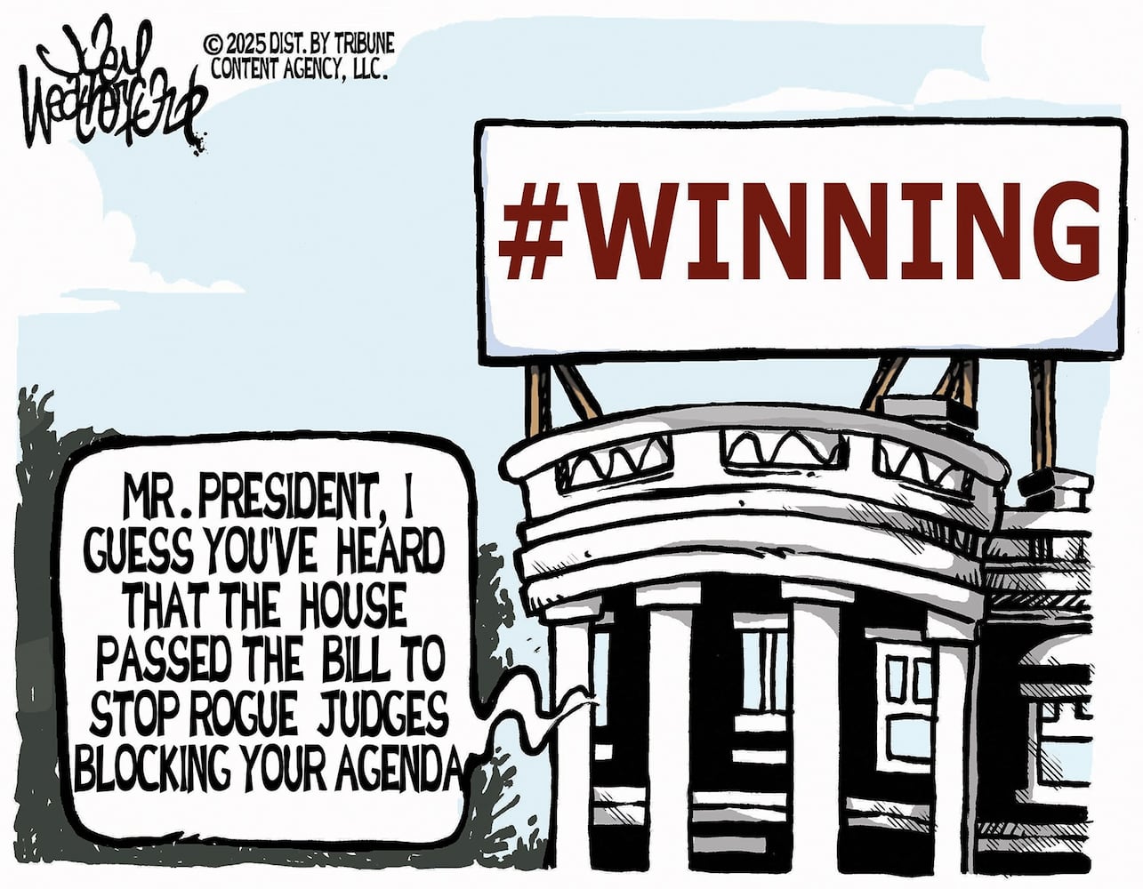 CARTOONS: Joey Weatherford, April 17, 2025