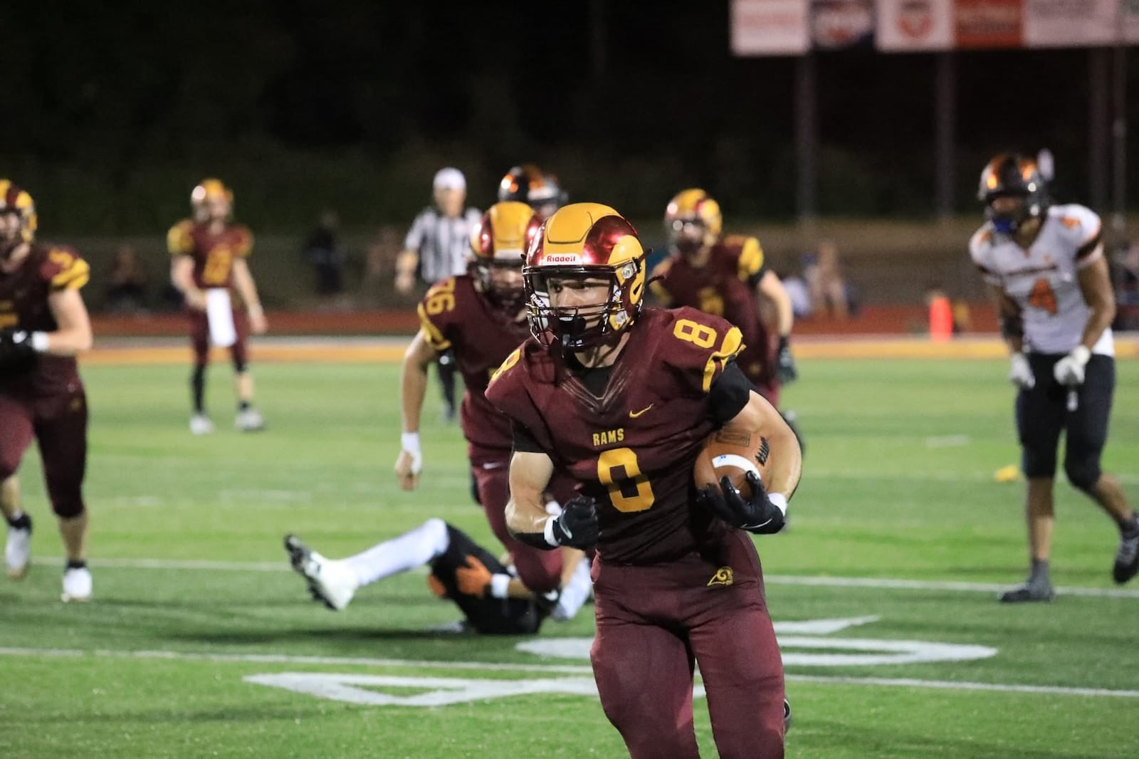 Ross running back Parker Jackson breaks free against Wilmington earlier this season. JOE MORRIS / CONTRIBUTED