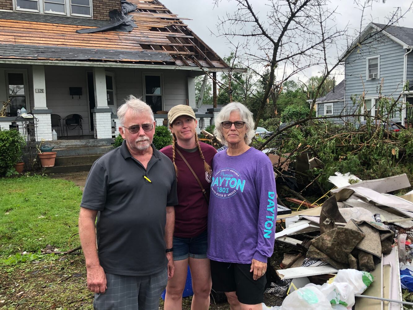 Photos: Community rallies around Dayton restaurant owner after son’s death, tornado