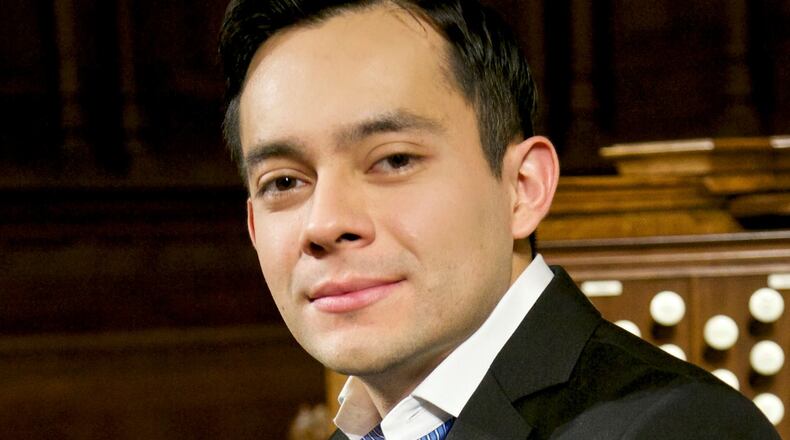 Organist David Castillo will perform on June 10 at Holy Trinity’s lunchtime concert series. PROVIDED