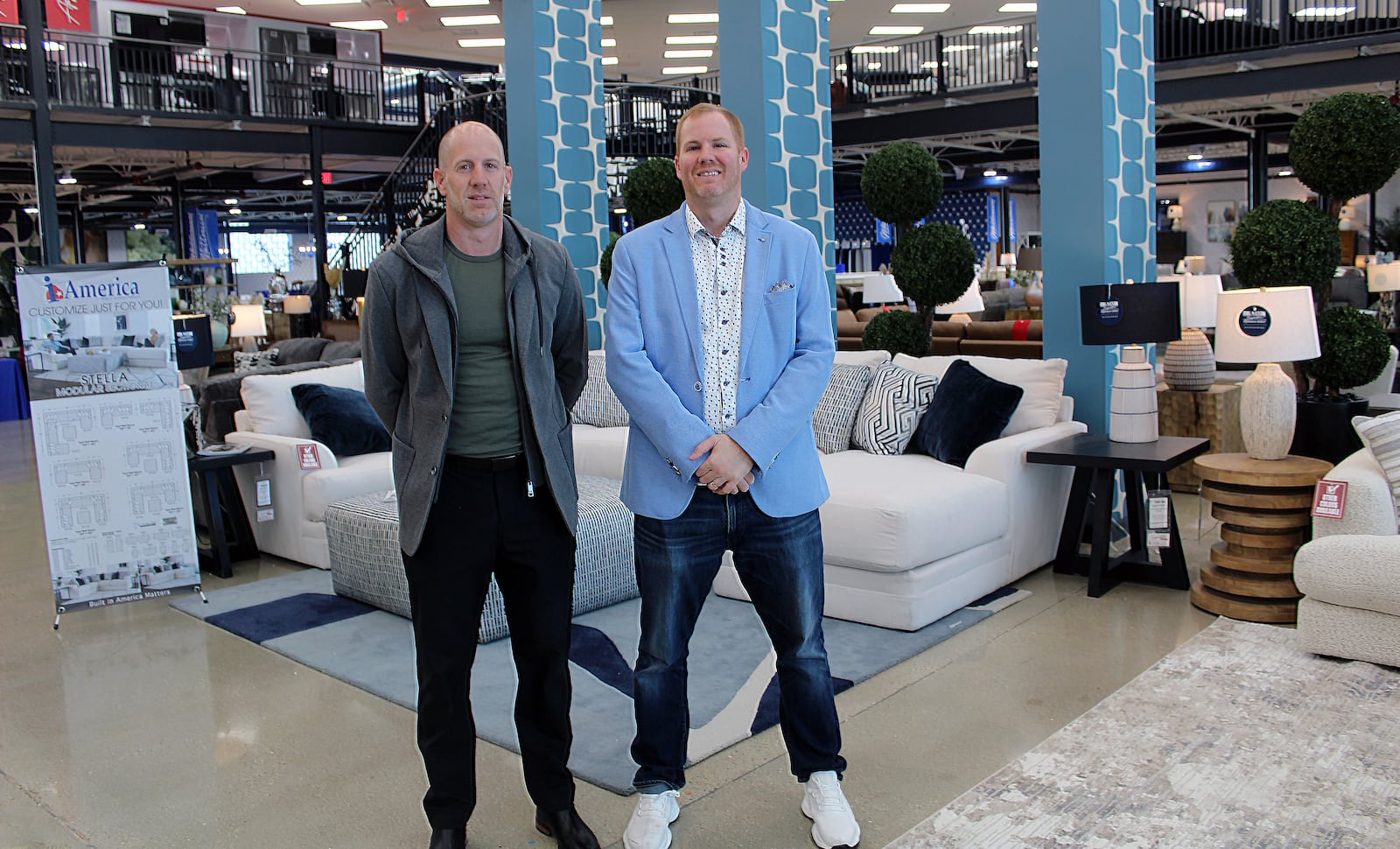 Brothers Trey, left, and Stephen Vanhoose, are the grandsons of the original Big Sandy Superstore founder. SUE KIESEWETTER/CONTRIBUTED
