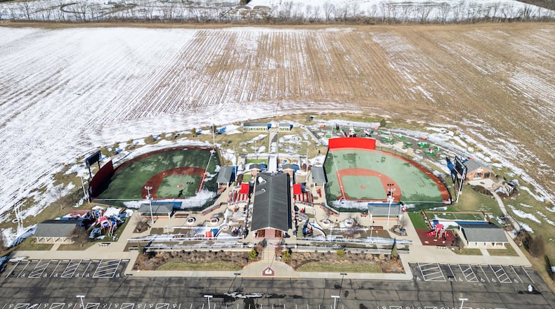 Joe Nuxhall Miracle League Fields on Groh Lane in Fairfield. NICK GRAHAM/STAFF