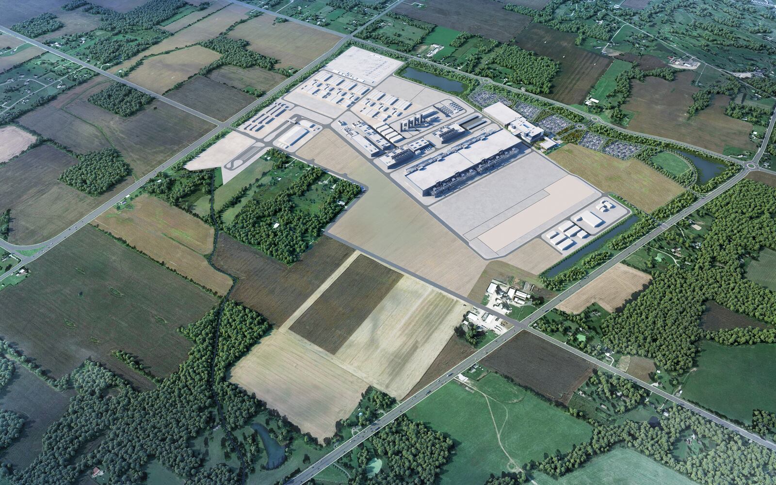 Intel Corp Ohio Site Renderings