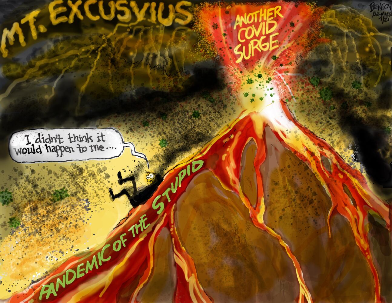 Week in cartoons: Tokyo Olympics, pandemic surge and more