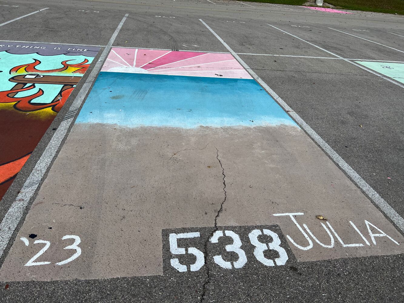 middletown high school senior parking lot 2022-2024