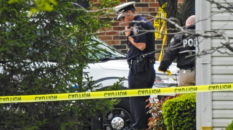 Members of the Guru Nanak Society Sikh Gurudwara Sahib of Greater Cincinnati pray inside their temple on Tylersville Road in West Chester Township. Four people were found dead with apparent gunshot wounds inside an apartment at Lakefront at West Chester apartment complex on Wyndtree Drive in West Chester Township Monday, April 29, 2019. Among the dead were several members of the temple. NICK GRAHAM/STAFF