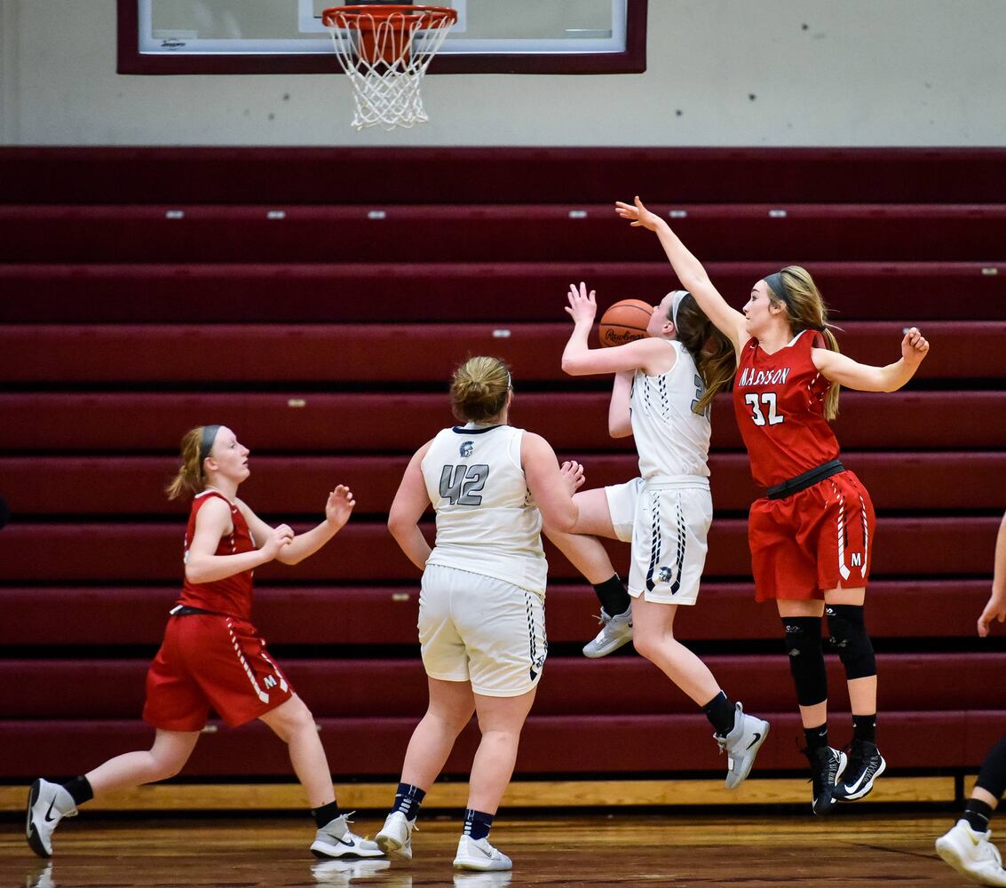 Madison vs Valley View girls sectional basketball