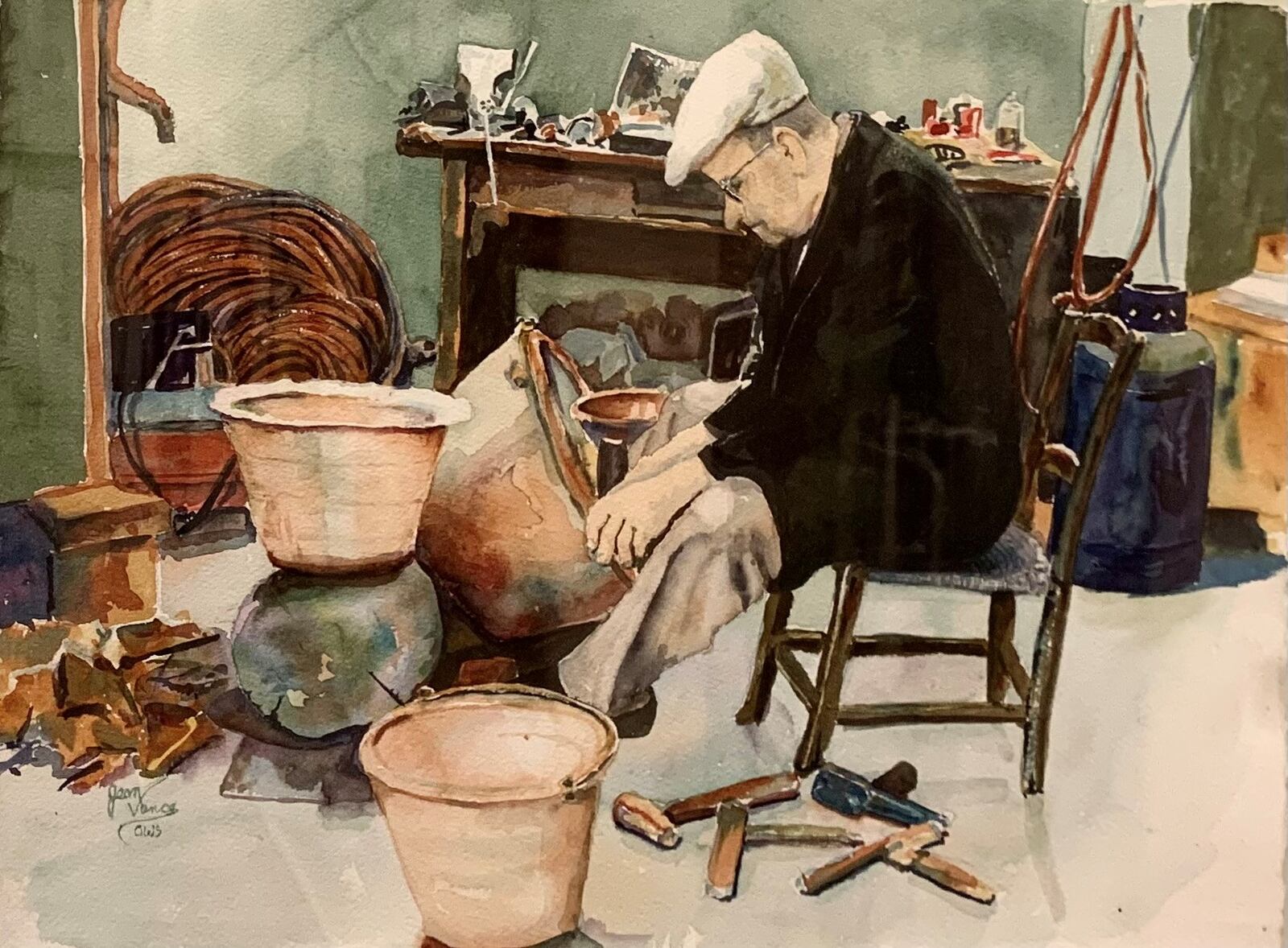 Art by jean Vance is part of an exhibit of works by instructors at the Middletown Arts Center. CONTRIBUTED
