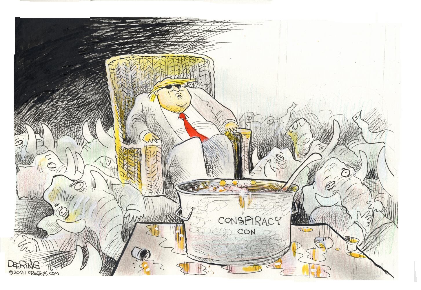 Week in cartoons: Georgia election, Capitol riots and more