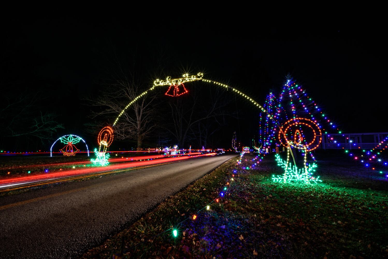 PHOTOS: Fort Saint Clair Whispering Christmas light display in Eaton
