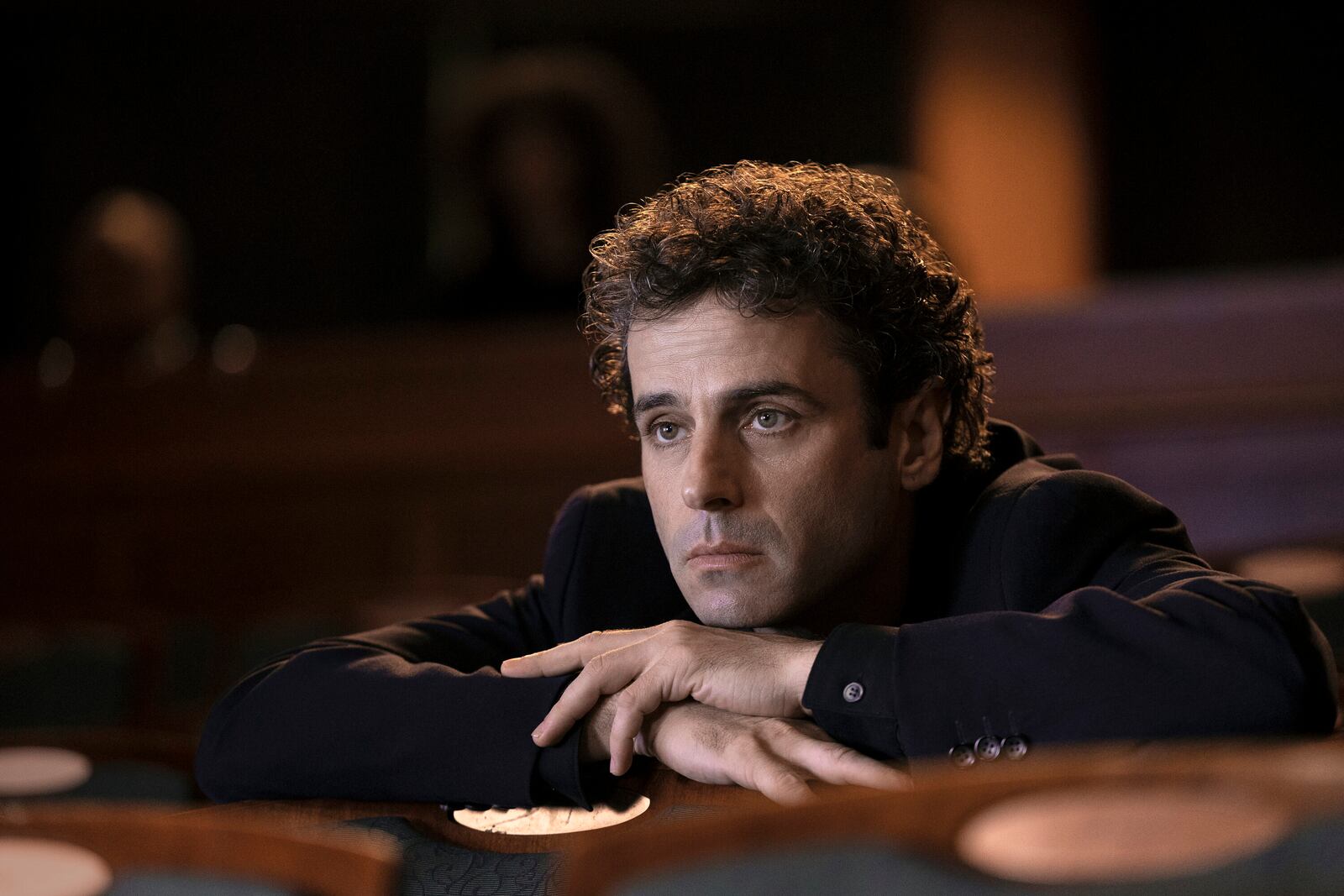 This image released by Amazon MGM Studios shows Luke Kirby in a scene from "Etoile." (Philippe Antonello/Amazon MGM Studios via AP)