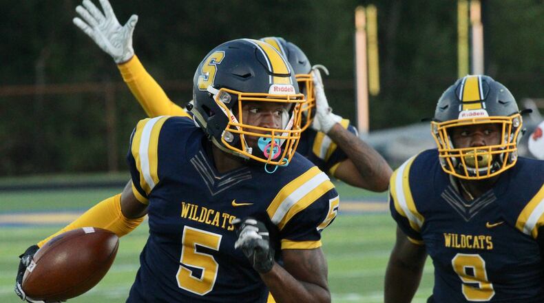 Springfield against Beavercreek in the first half on Friday, Oct. 5, at Springfield High School. David Jablonski/Staff