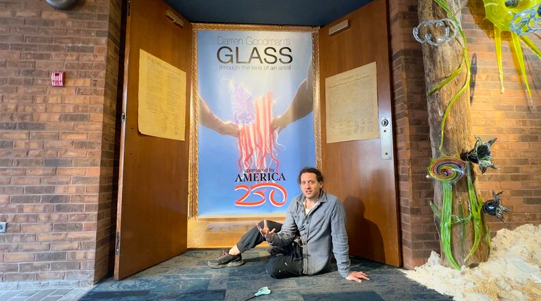 "GLASS Through the Lens of an Artist," by Darren Goodman is an immersive exhibition that invites visitors to experience glass as a medium that bridges personal expression and historical storytelling. Provided.