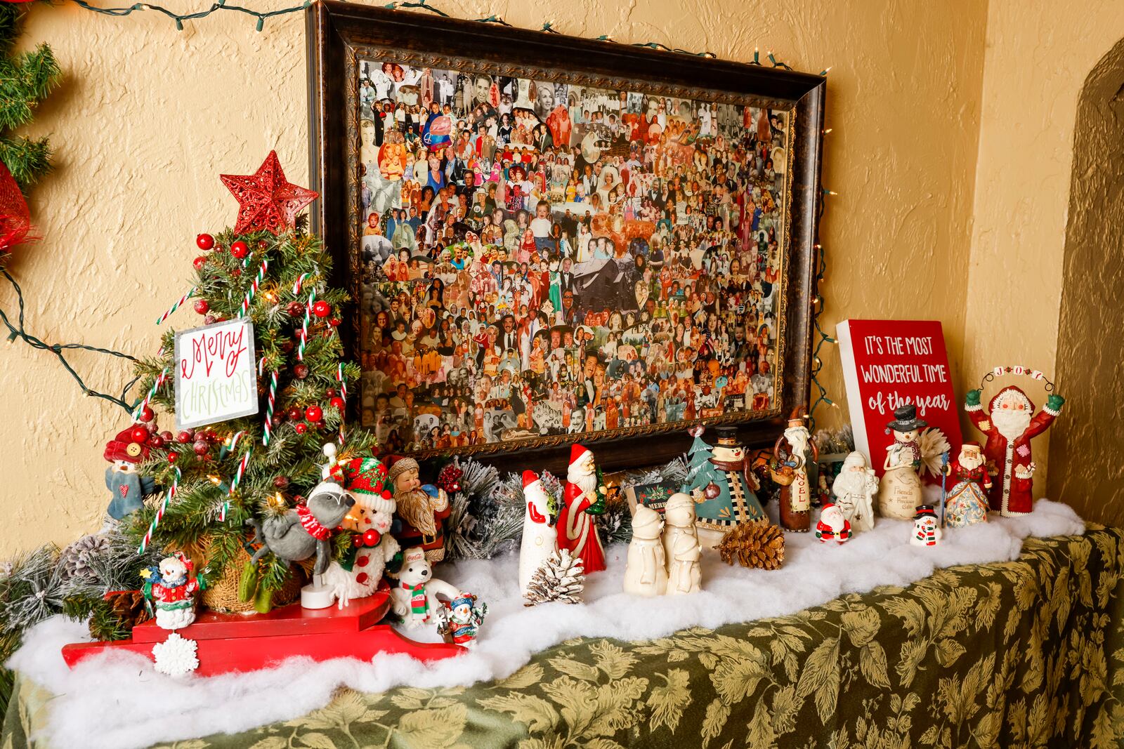 Fran and Dan Sack have been decorating their historic Middletown home with Christmas themed rooms for years. NICK GRAHAM/STAFF 