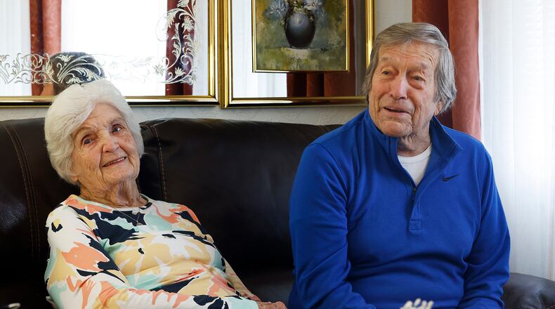 Janie and Ray Bolden of Kettering will celebrate their 73rd anniversary on Nov. 29, 2024. MARSHALL GORBY\STAFF