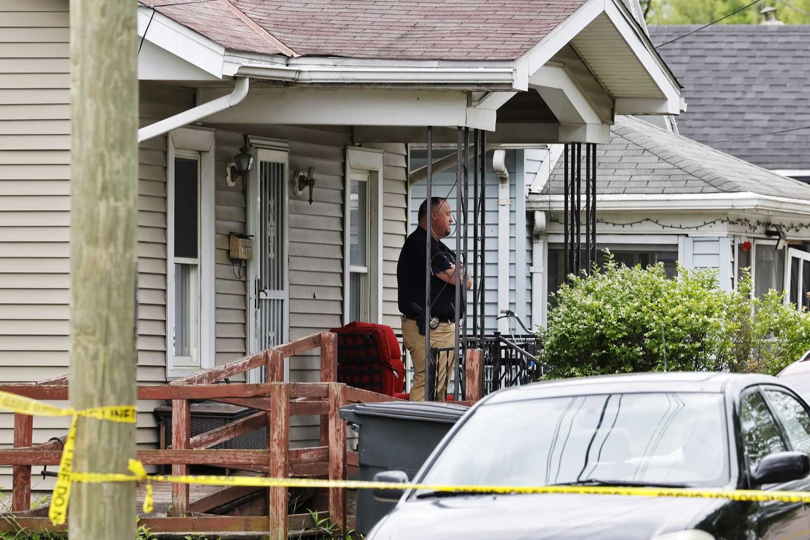 One person is dead and another was injured in a police officer-involved shooting in Middletown Tuesday, May 27, on Garden Avenue, according to the Ohio Bureau of Criminal Investigation. Nick Graham/Staff Photo