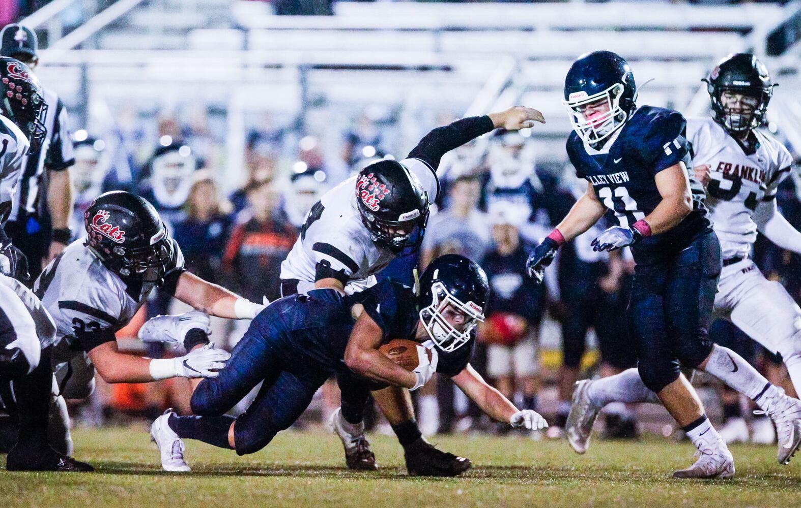 Franklin football beats Valley View Friday, Oct. 11