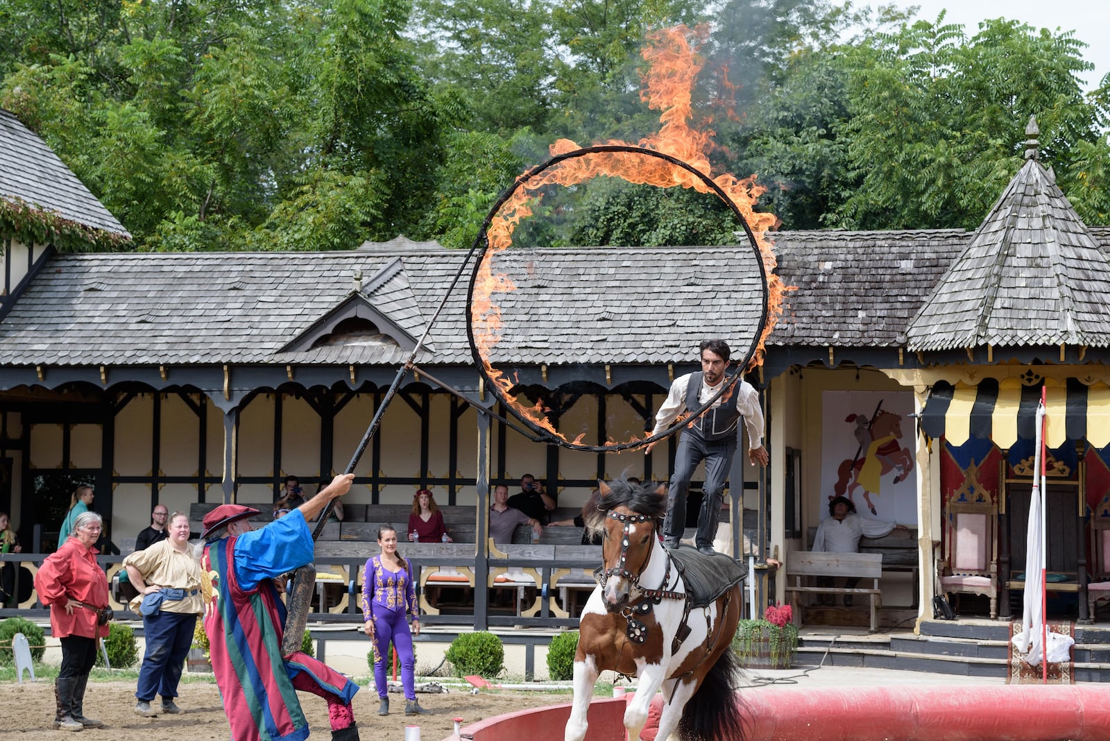 The Ohio Renaissance Festival runs for nine weekends each fall at Renaissance Park near Harveysburg in Warren County. TOM GILLIAM / CONTRIBUTING PHOTOGRAPHER