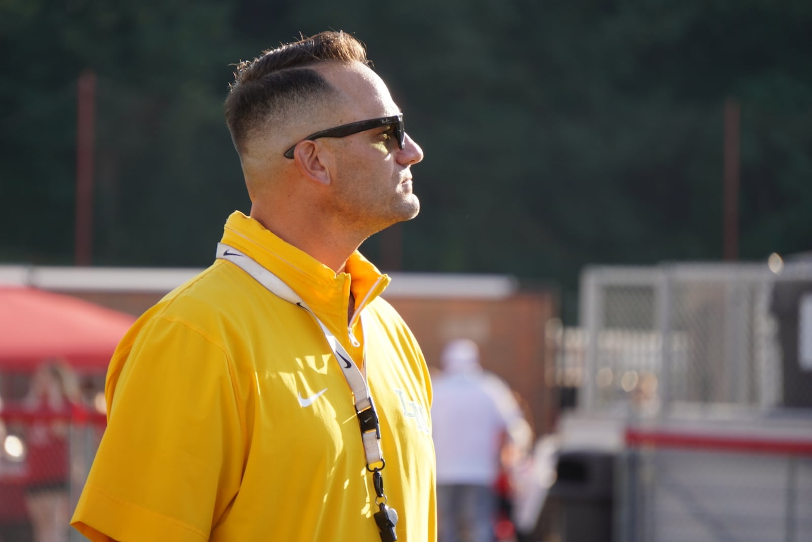 Nate Mahon is back on the Little Miami sidelines for his second stint as head coach of the football program. CHRIS VOGT / CONTRIBUTED