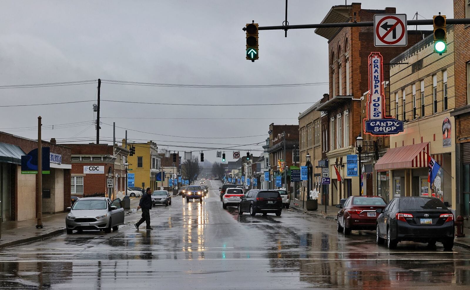 Central Avenue, between Charles Street and Verity Parkway in Middletown, will be closed from Feb. 28 through June 28 for road work. NICK GRAHAM/STAFF
