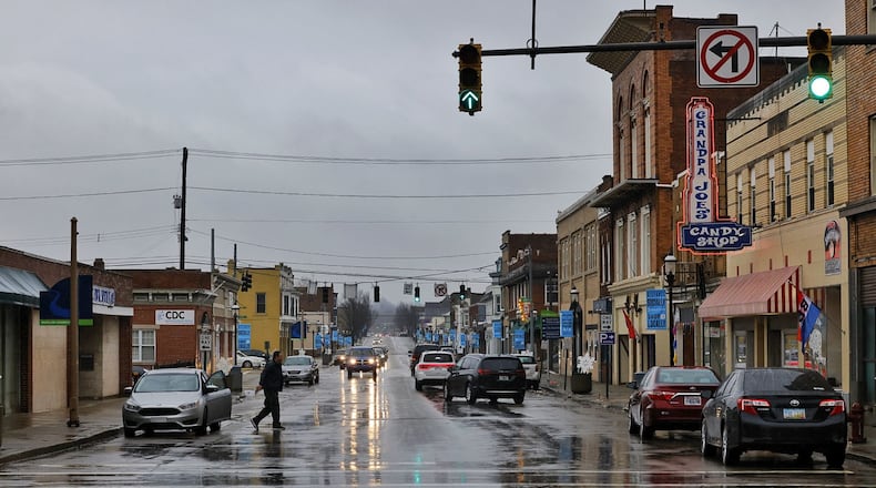 Central Avenue, between Charles Street and Verity Parkway in Middletown, will be closed from Feb. 28 through June 28 for road work. NICK GRAHAM/STAFF