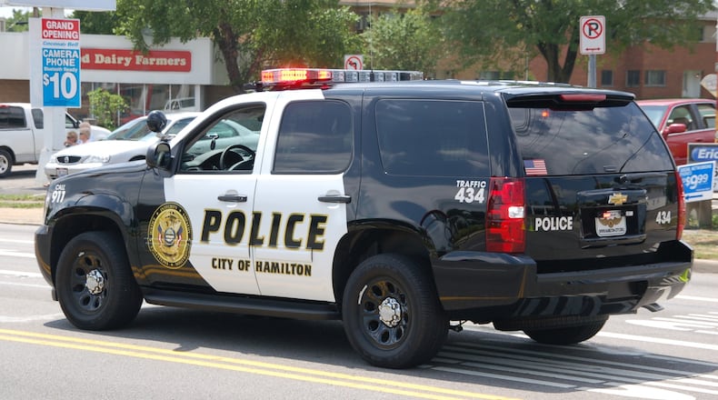 Hamilton Police conducted a school zone blitz Friday at schools in the the city. HAMILTON POLICE