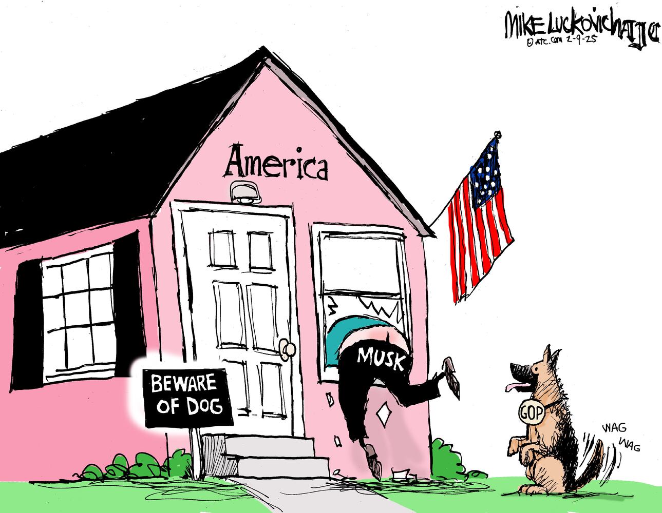 CARTOONS: Mike Luckovich, Feb. 13, 2025
