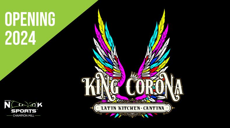 King Corona, a new Latin restaurant, will open exclusively inside Spooky Nook Sports Champion Mill in 2024. PROVIDED