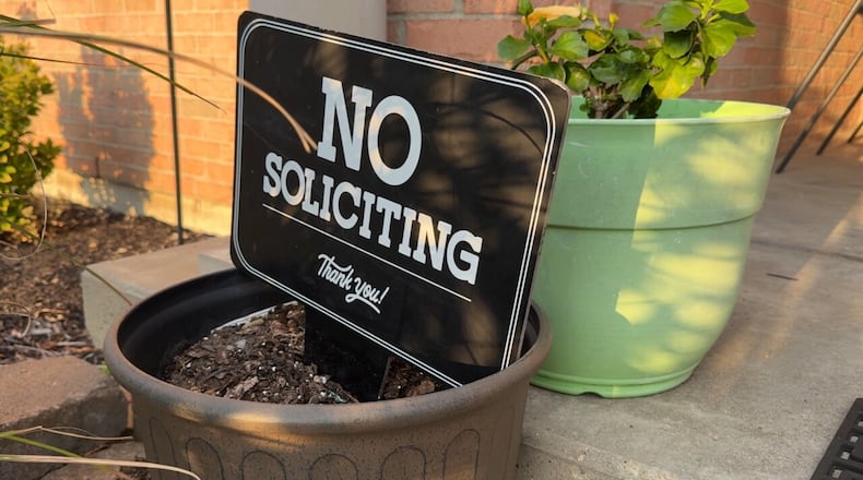 Trenton council unanimously passed an ordinance that will prevent solicitors or door-to-door salespersons from knocking on the doors of homes whose owners don't want to be bothered. WCPO