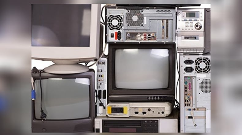Televisions, computers, printers, batteries, phones and more may be recycled for free at Cohen Recycling in Hamilton. FILE