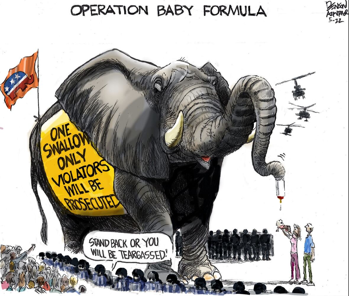WEEK IN CARTOONS: Texas school shooting, baby formula and more