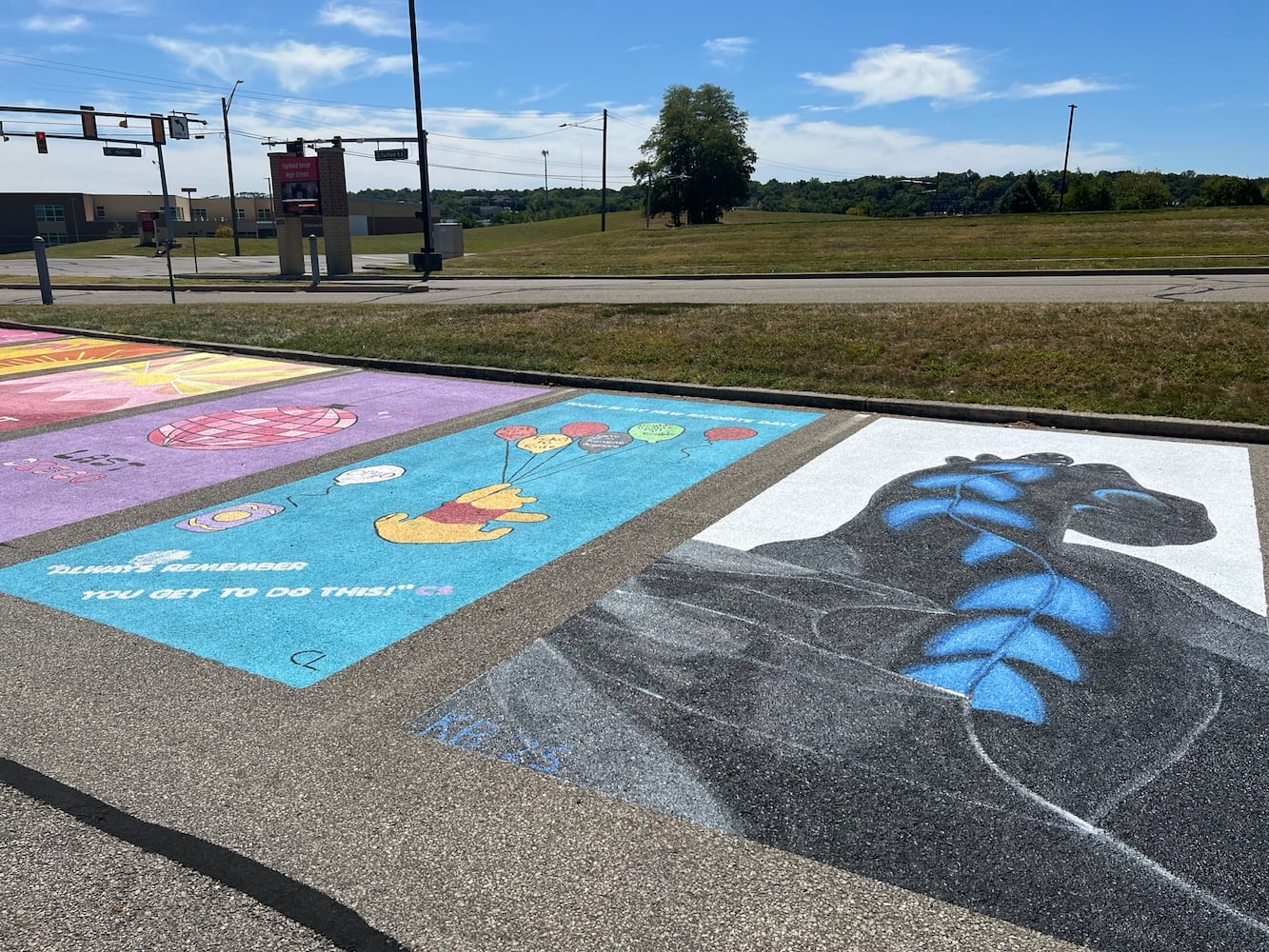 Fairfield high school senior parking lot 2024