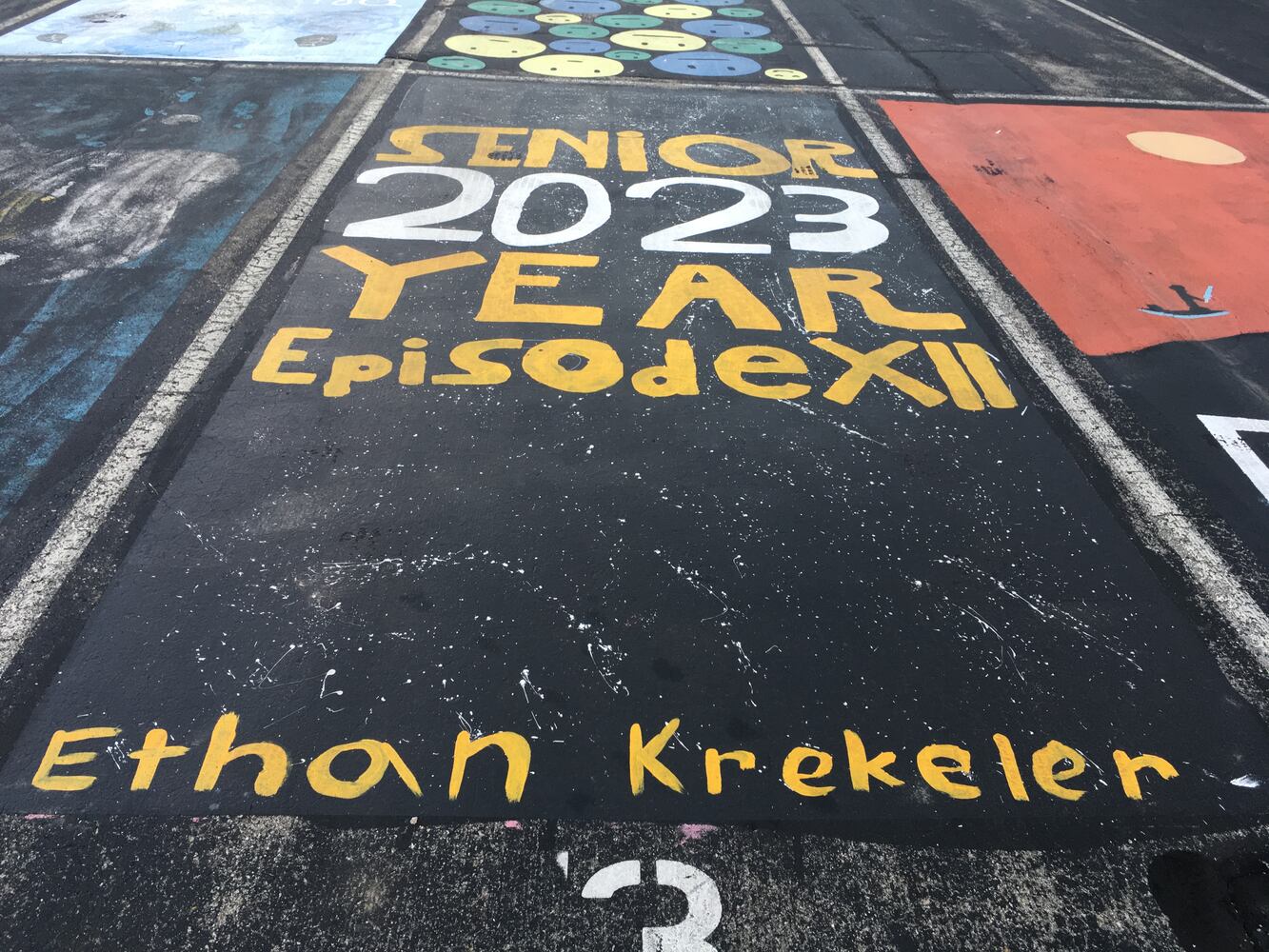 Ross senior parking lot spaces