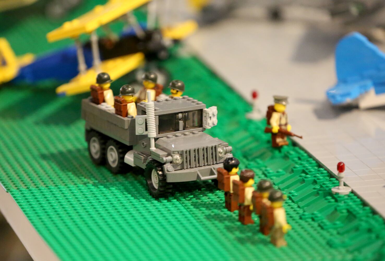 PHOTOS: A million LEGO bricks honor veterans in display at the Air Force Museum