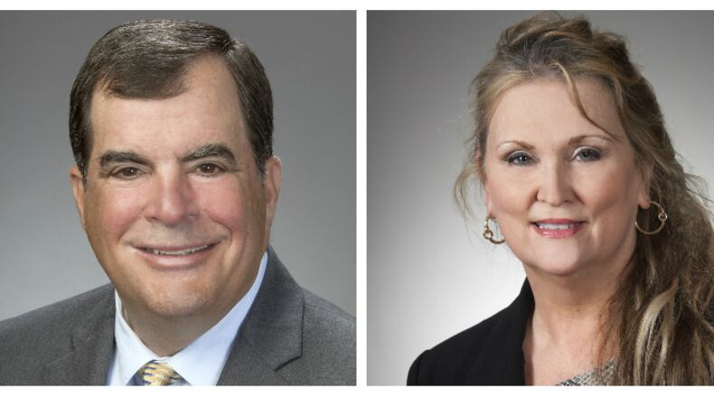 Pictured are the GOP’s announced Ohio Senate candidates: From left, Ohio Rep. George Lang, R-West Chester Twp., Ohio Rep. Candice Keller, R-Middletown, and West Chester Twp. Trustee Lee Wong. PROVIDED