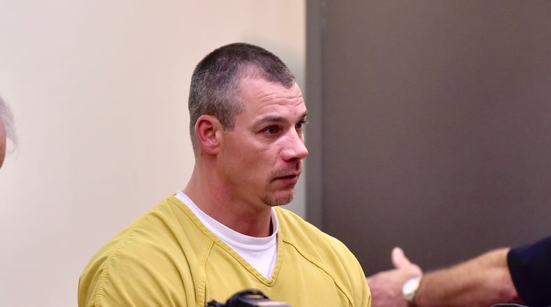 Timothy Wayne Abney was arraigned Friday on a charge of retaliation for allegedly threatening Middletown Municipal Court Judge Melynda Cook Howard. NICK GRAHAM/STAFF