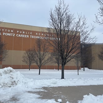 Ponitz Career Technology Center, a Dayton Public Schools high school, on Feb. 4, 2026. Eileen McClory / staff
