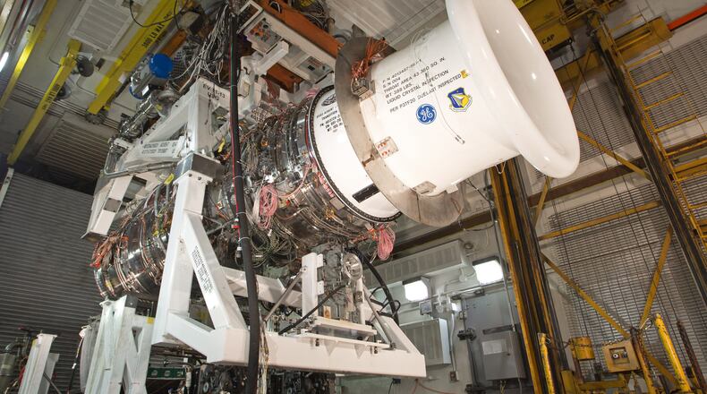 GE Aviation tests an adaptive cycle engine for military aircraft use. CONTRIBUTED
