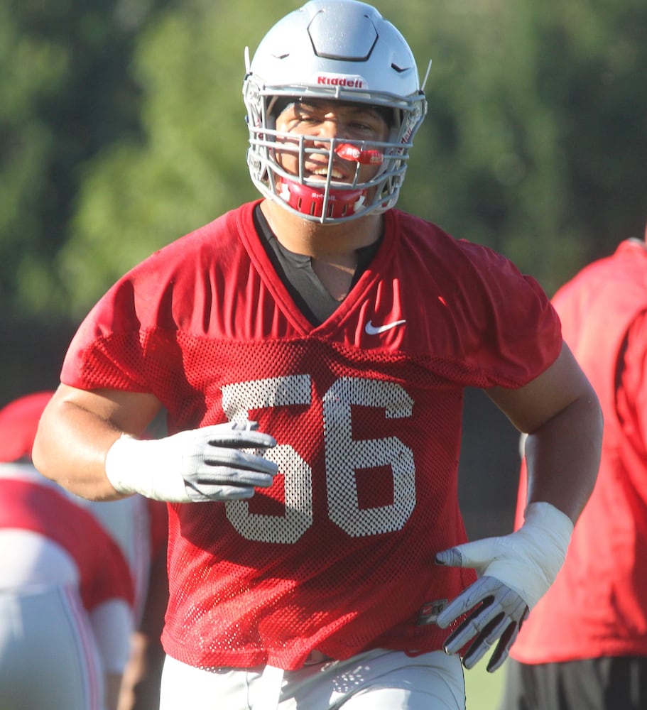 Ohio State freshmen begin practice
